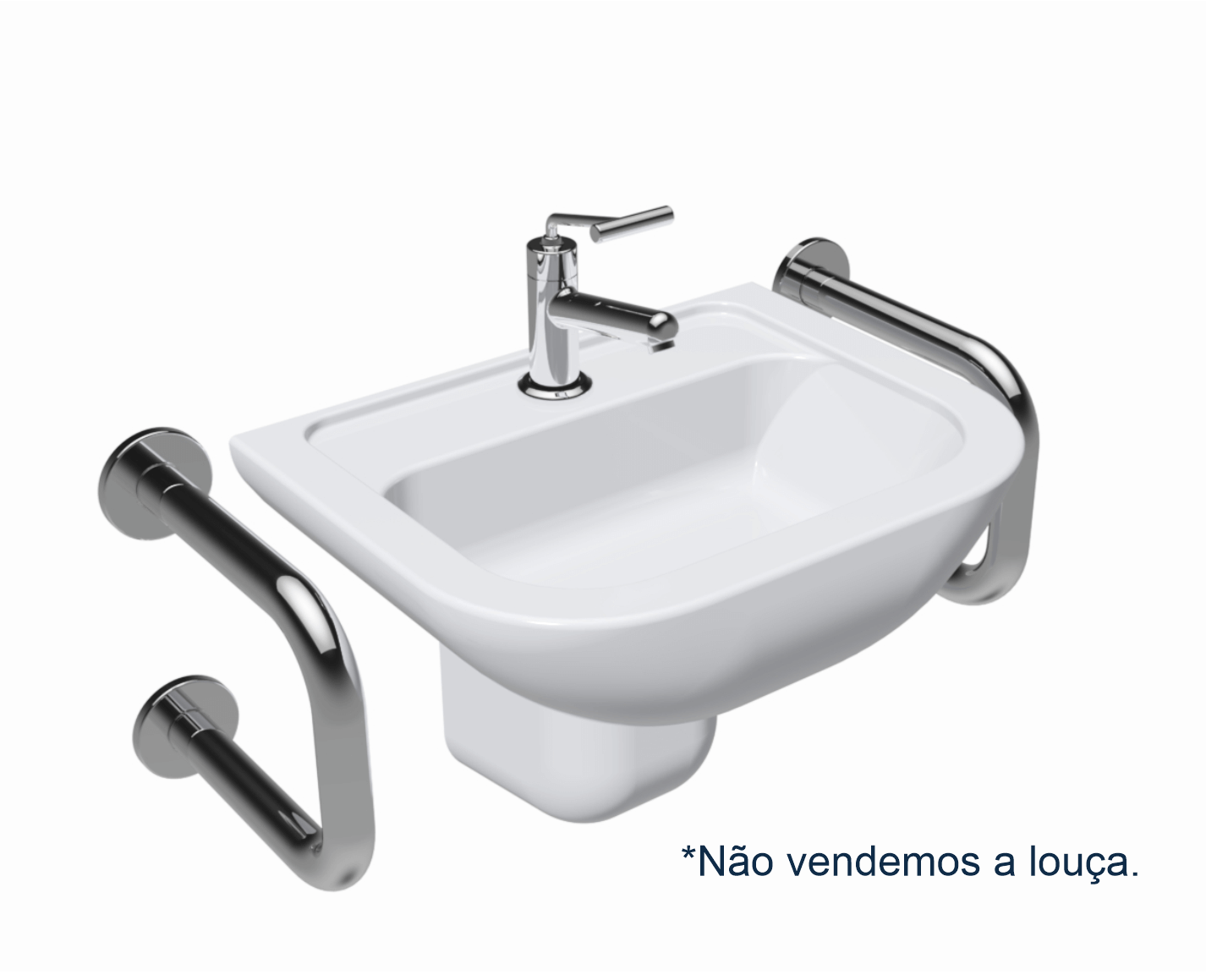 BARRA DE APOIO LATERAL PARA LAVATÓRIO INOX - Image 3